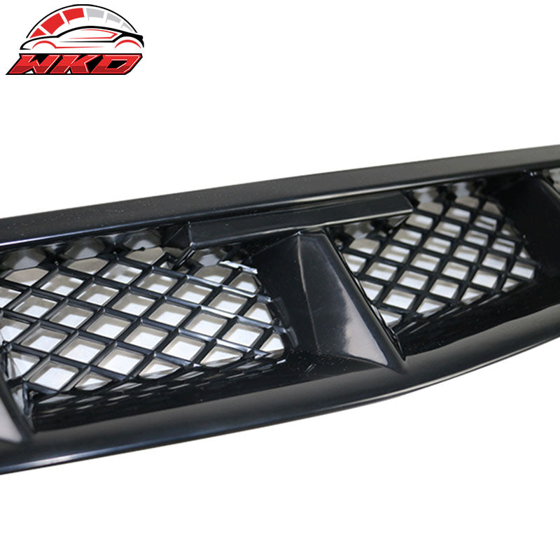 Fits 99-00 Honda Civic Mugen Style Unpainted Mesh ABS Front Hood Grille Grill