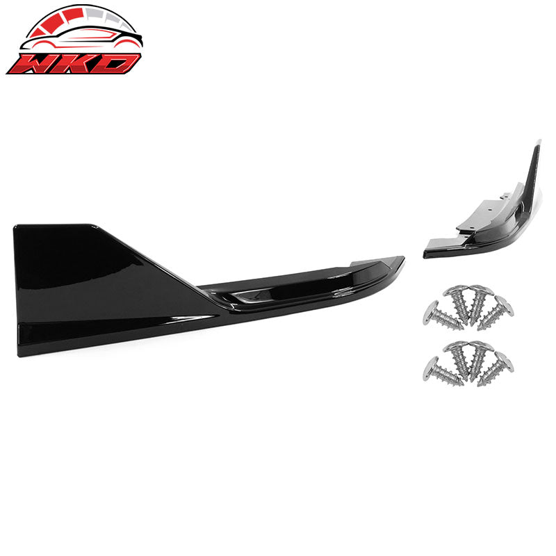 For 22-26 Honda Civic 11th FE-C Style Rear Bumper Lip Diffuser Apron Gloss Black