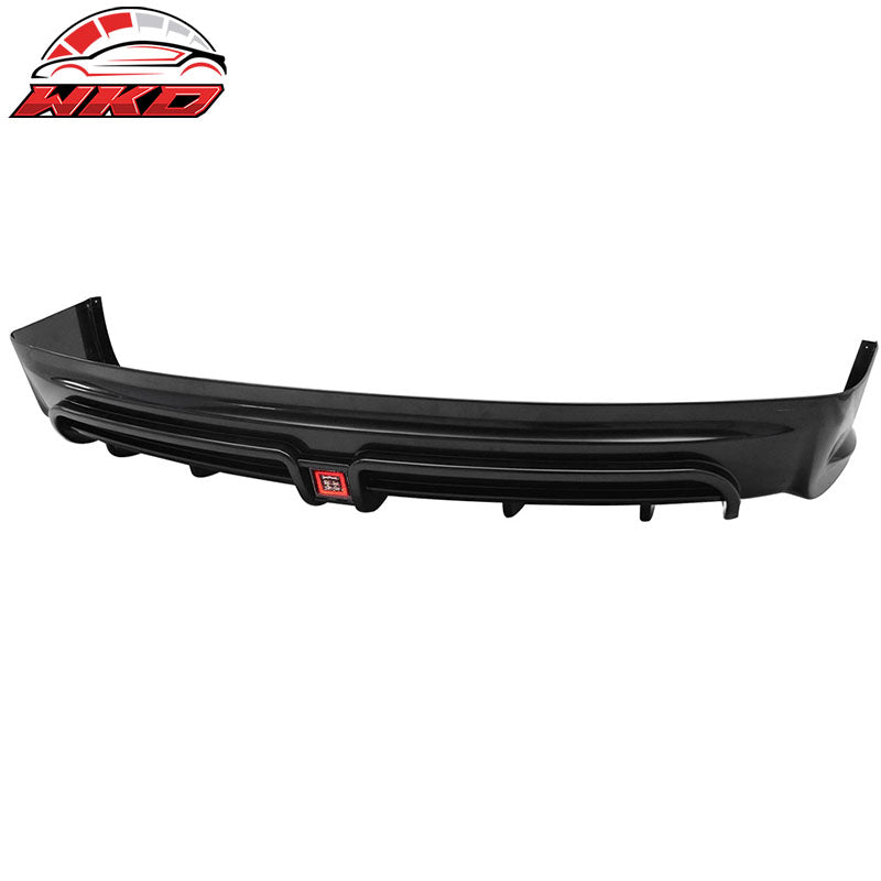 Fits 13-15 Civic Sedan Mugen RR Style Rear Bumper Lip w/ Clear 3rd Brake Light