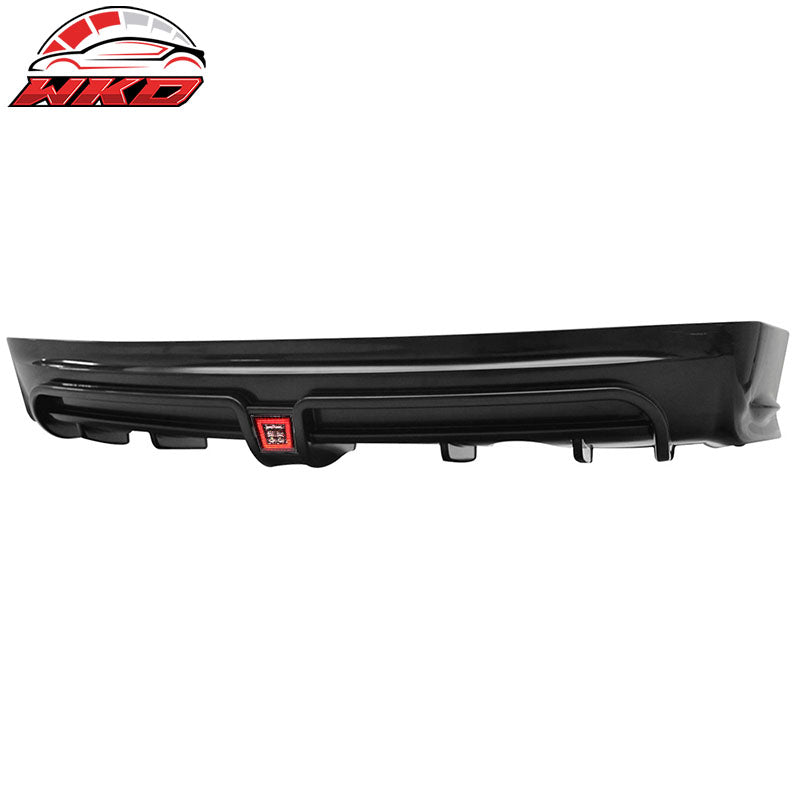 Fits 13-15 Civic Sedan Mugen RR Style Rear Bumper Lip w/ Clear 3rd Brake Light