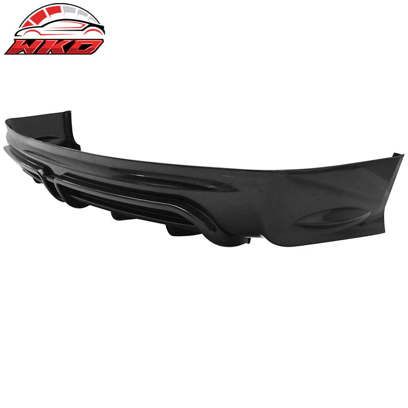 Fits 13-15 Civic Sedan Mugen RR Style Rear Bumper Lip w/ Red 3rd Brake Light