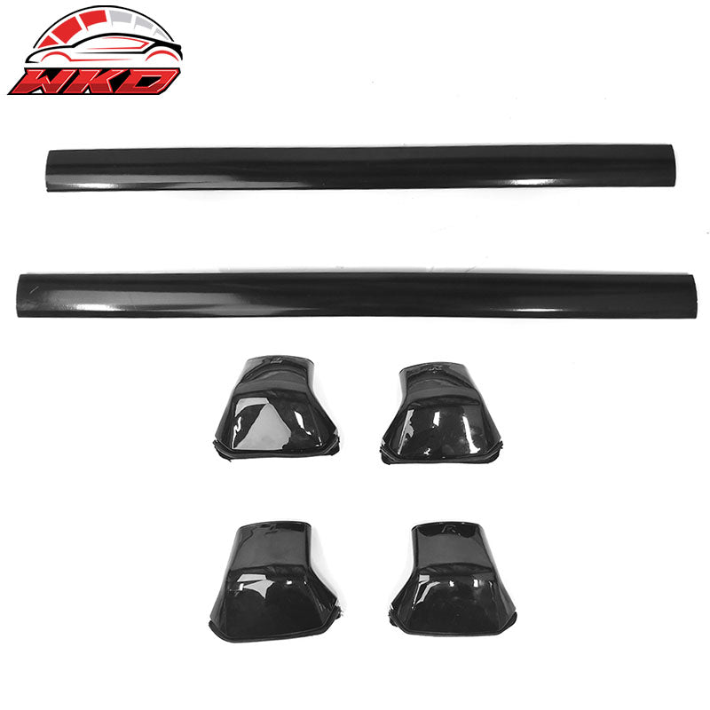 Fits 12-16 Honda CR-V 4PCS Roof Rack Cross Bar + Side Rail Luggage Carrier Set