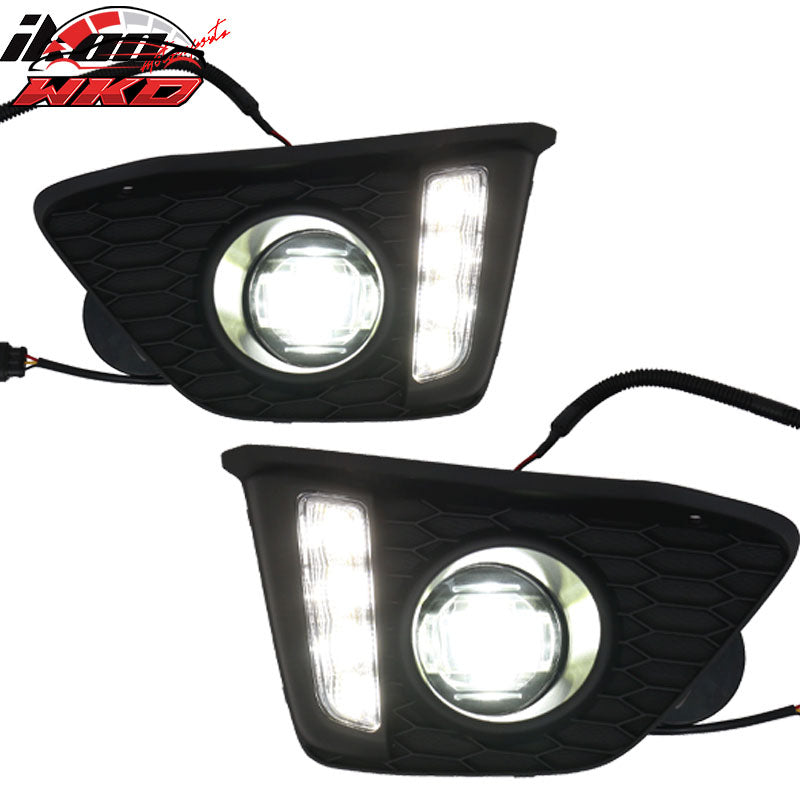 Wholesale 15-16 Honda Fit Jazz GK5 LED Daytime Running + Fog Light US Model DRL Lamp