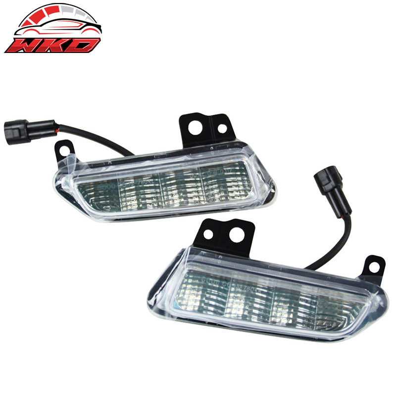 Fits 15-16 Honda Fit Mugen RR GK5 Front Bumper Conversion Cover w/ DRL Lights