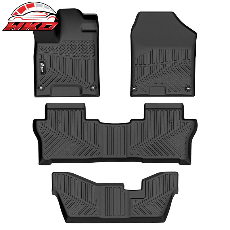 Wholesale 16-22 Honda Pilot 8 Seats All Season 3D Floor Mats Carpet Liners Pad - TPE