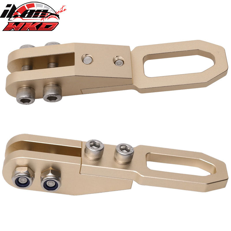 JDM Anodized CNC Billet Aluminum GOLD Rear Bumper Racing Tow Hook For HONDA