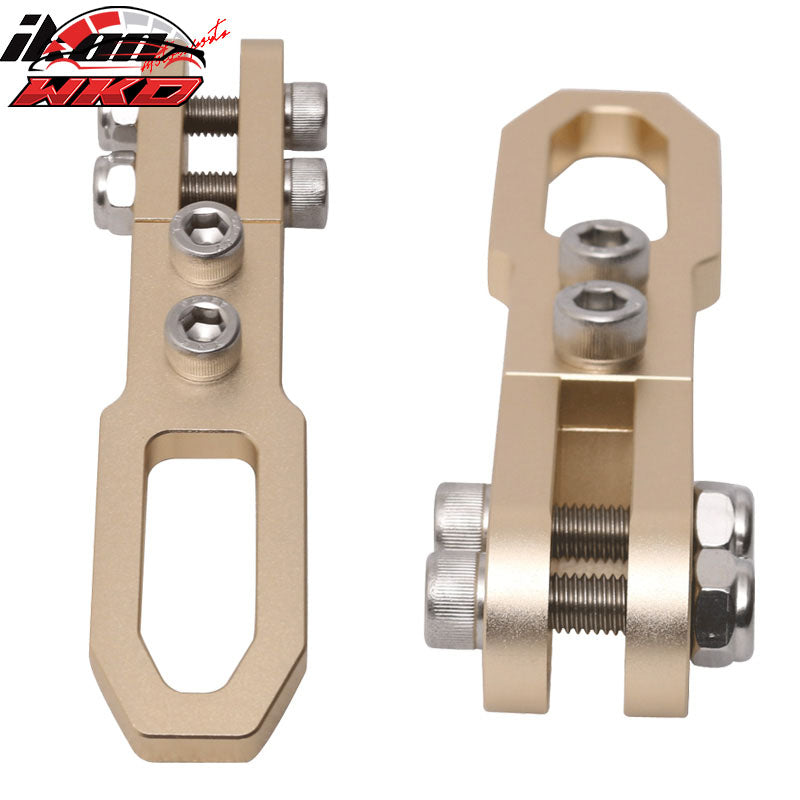 JDM Anodized CNC Billet Aluminum GOLD Rear Bumper Racing Tow Hook For HONDA