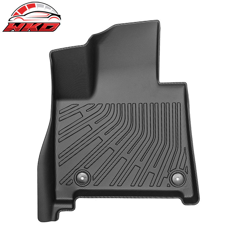 Fits 24-26 Hyundai Santa Fe Hybrid Anti-Slip Floor Mats All Weather TPE Carpets