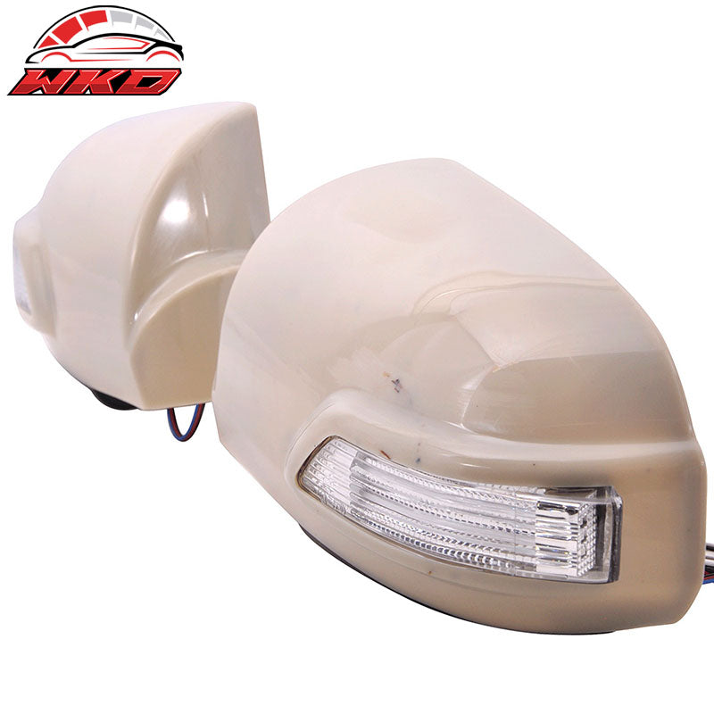 Fits 04-10 Sonata Side View Mirror Cover With Turn Signal Lights
