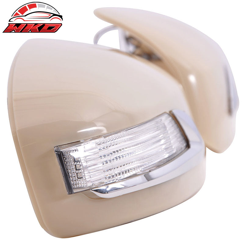 Fits 09-13 Infiniti FX35 13-15 QX70 Side Mirror Cover W/ LED