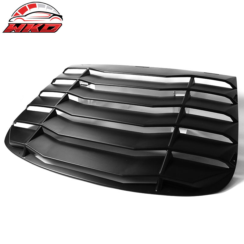 Fits 03-07 Infiniti G35 Coupe Rear Window Louver Sun Shade Cover Unpainted ABS