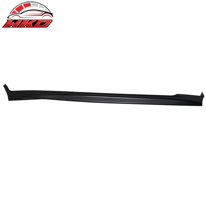 Fits 14-23 Infiniti Q50 Unpainted T Style Side Skirts Extension Rocker Panel ABS