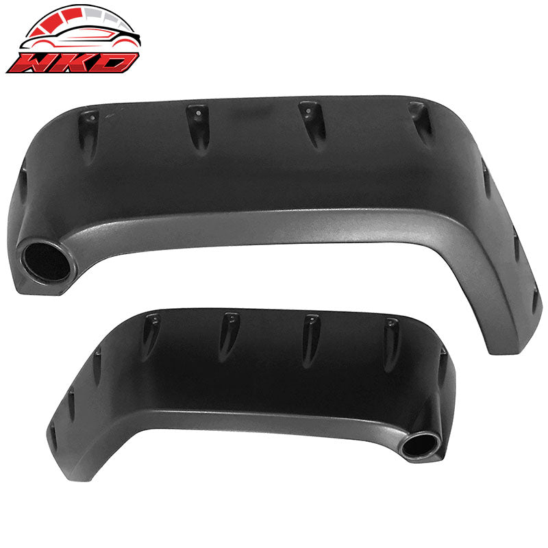 Fits 07-17 Jeep Wrangler JK Pocket Style Fender Flares 4DR ABS Unpainted Texture