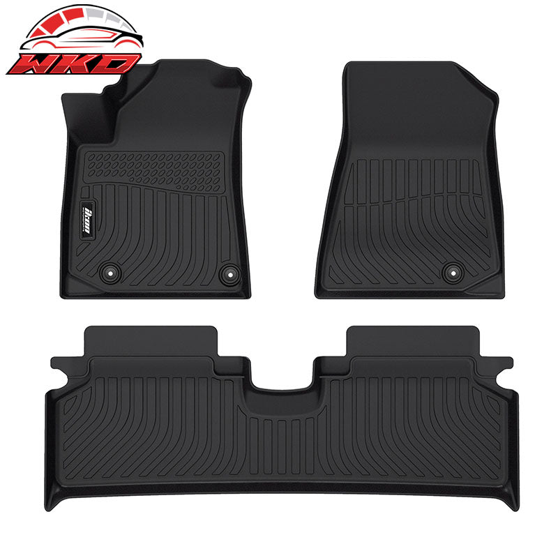 Fits 23-26 Kia Niro EV TPE 3D All Weather Floor Mats Liner 3PC + Trunk Mat Cover