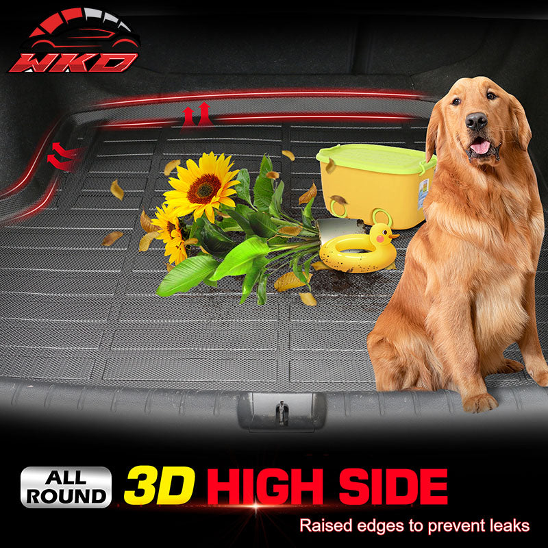For 18-23 Kia Stinger AWD All Weather TPE 3D Floor Mats Carpet + Trunk Mat Liner