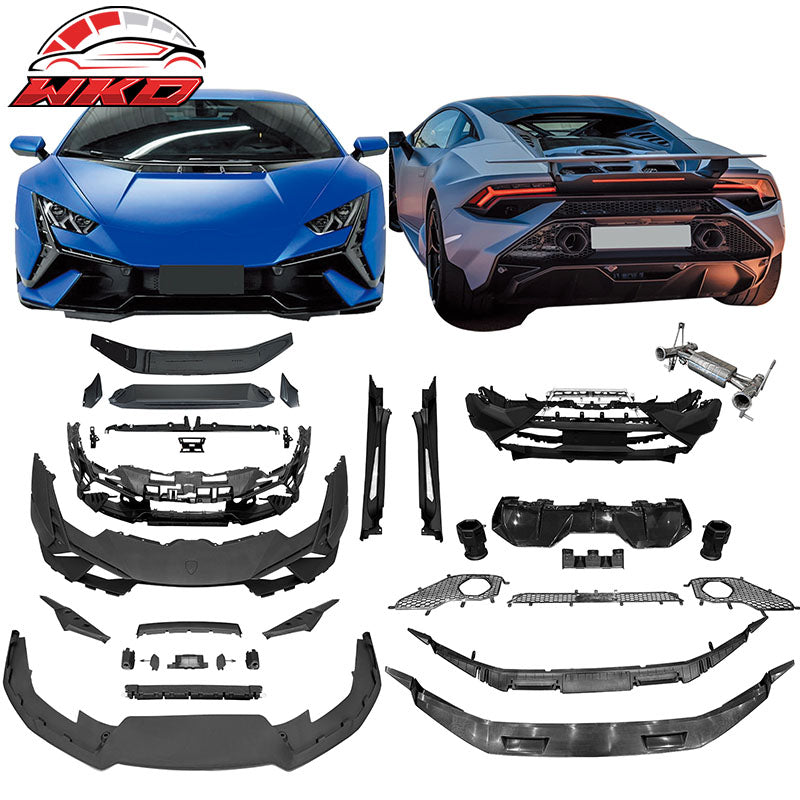 Fits 15-24 Lamborghini Huracan Tecnica Style Front Rear Conversion Assembly Kits
