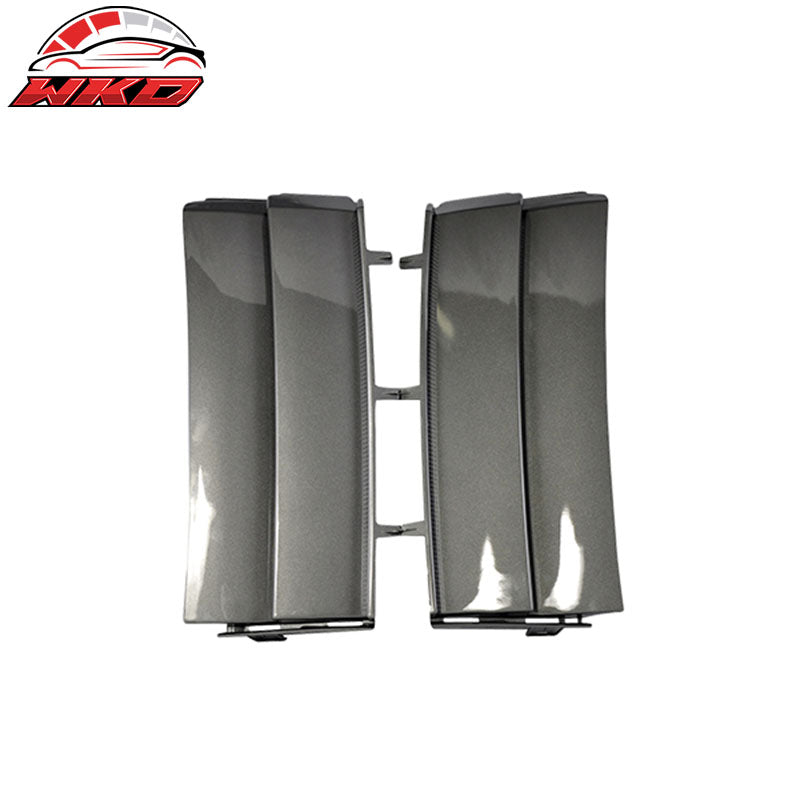 Wholesale 03-12 Land Range Rover L322 Side Vents Mesh Grille Gray Silver ABS 2PCS