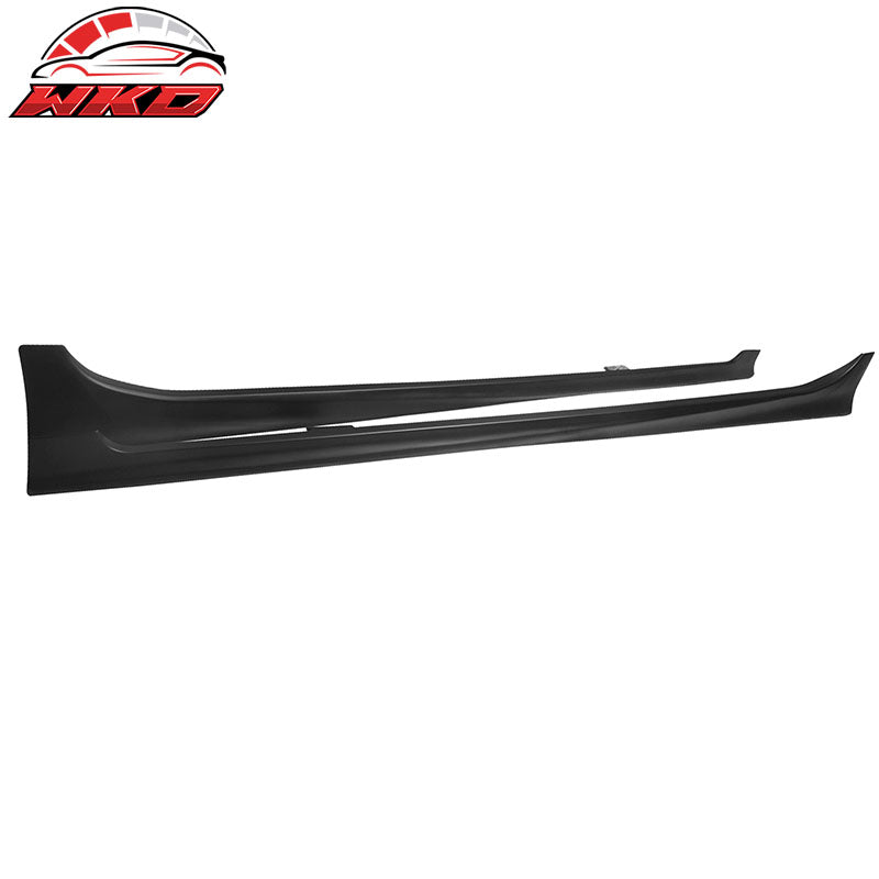 Fits 13-18 Lexus ES350 ES300h Side Skirts Unpainted Black Rocker Panel Extension