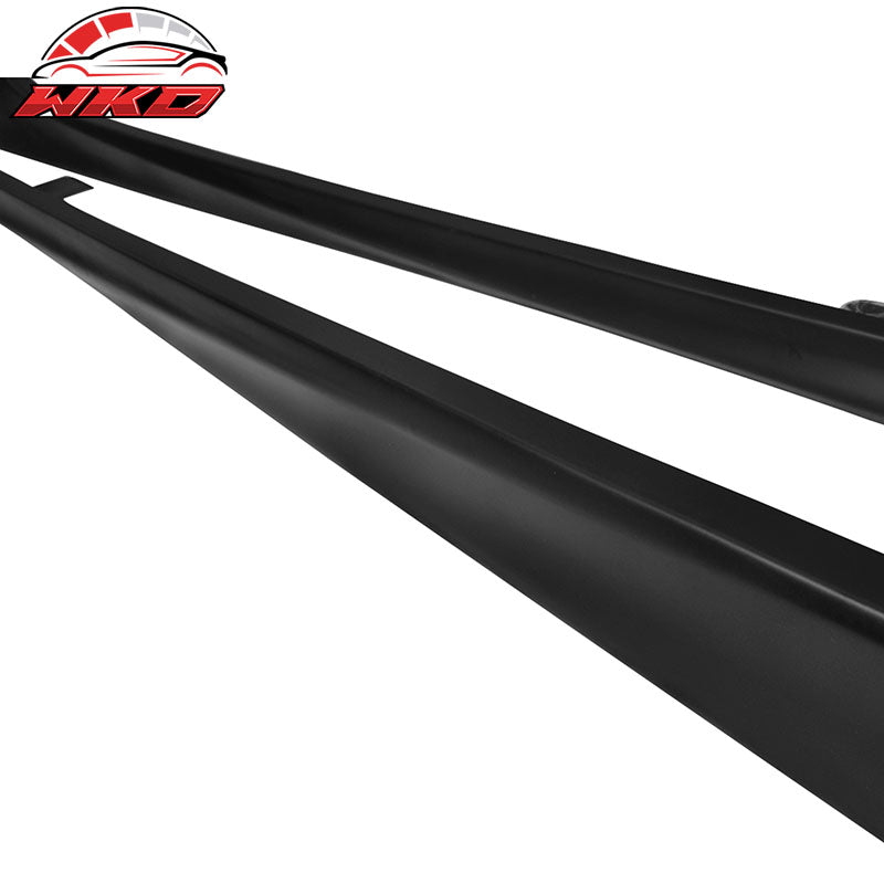 Fits 13-18 Lexus ES350 ES300h Side Skirts Unpainted Black Rocker Panel Extension