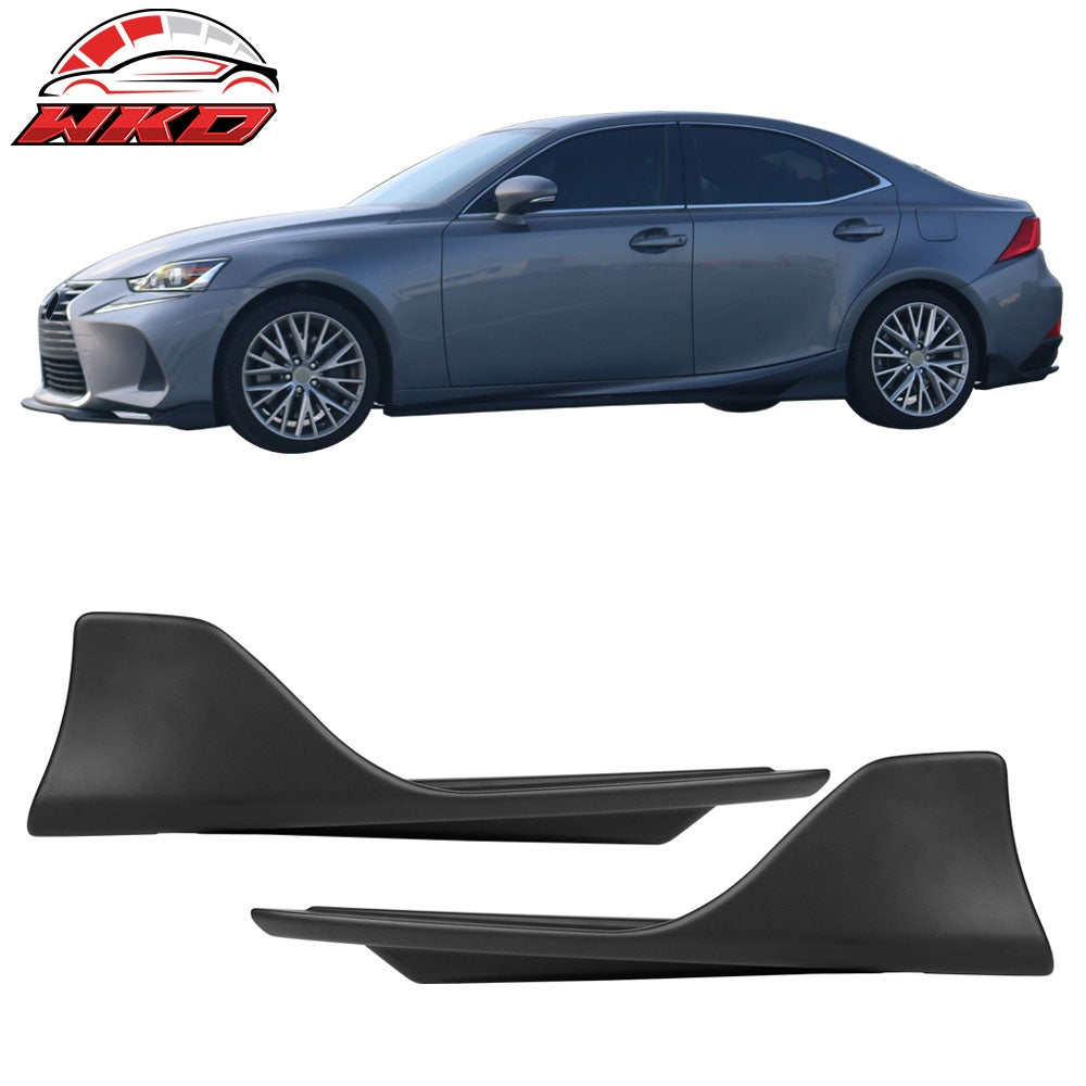 Wholesale 14-20 Lexus IS IS 250 300 350 Rear Bumper Lip Corner Aprons Matte Black