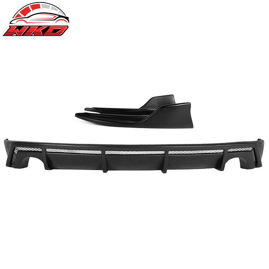 Wholesale 14-16 Lexus IS F Sport Rear Diffuser + Bumper Apron Splitter PP Matte Black - Wikond Auto