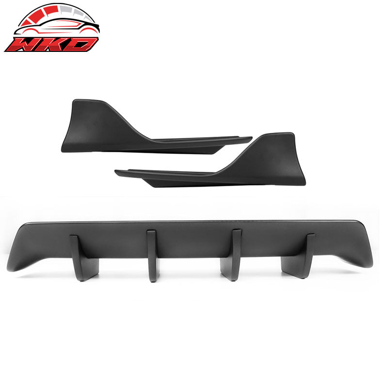 Wholesale 17-20 Lexus IS F Sport Type A Rear Diffuser Spiltter & Spats Matte Black