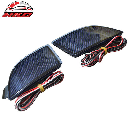 Wholesale 14-16 Mazda 3 Hatchback LED Rear Bumper Reflector Stop Brake Lights - Red - Wikond Auto