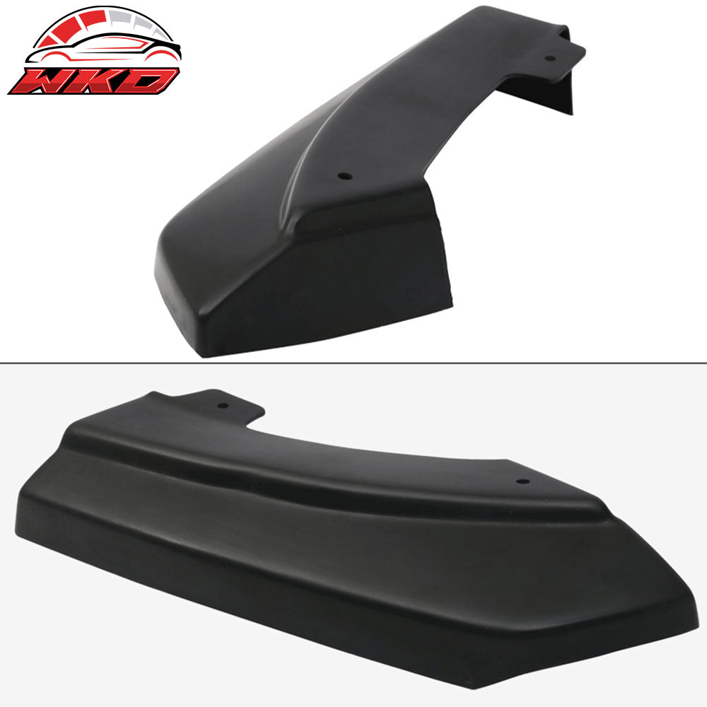 Fits 10-13 Mazda 3 Hatchback 3 Piece Rear Lip Apron Diffuser Fits Dual Exhaust