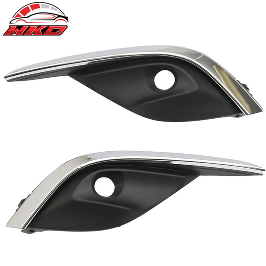 Wholesale 16-17 Mazda 6 OE Front Fog Light Lamps LED Clear Lens With Chrome Trim 2PC - Wikond Auto