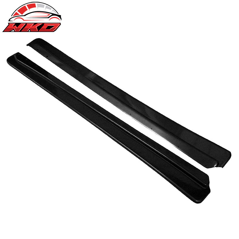 Fits 90-97 Mazda Miata FD Style Side Skirts Extensions + Front Bumper Lip - PU