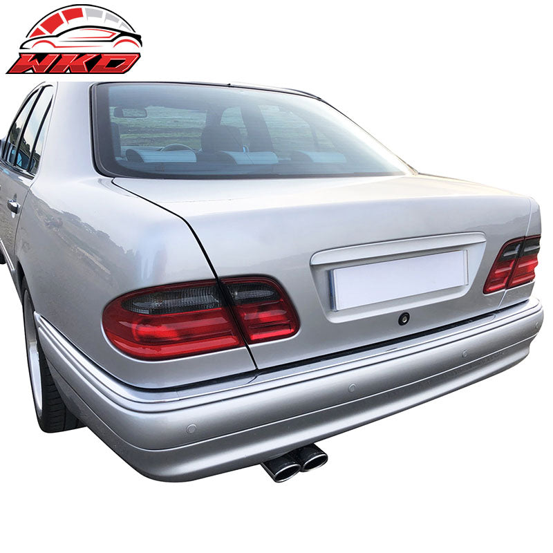 Fits 96-02 Mercedes Benz W210 E300 E320 E430 Red Clear LED Tail Lights Lamps