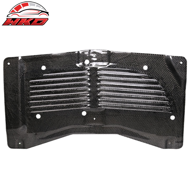 Fits 03-07 Mitsubishi Evo 8 9 Hood Scoop Hood Vent Louver Carbon Fiber