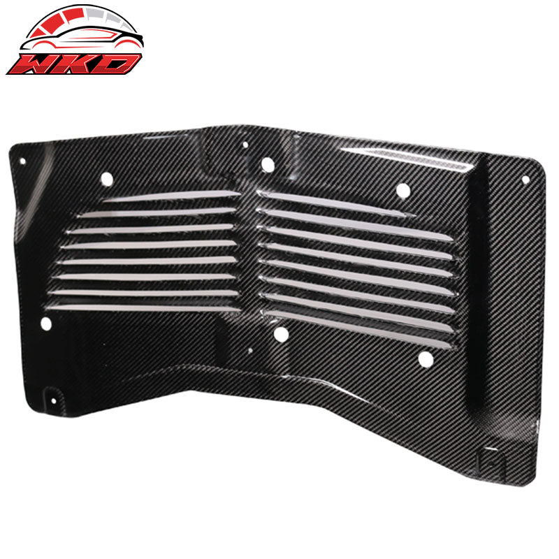 Fits 03-07 Mitsubishi Evo 8 9 Hood Scoop Hood Vent Louver Carbon Fiber