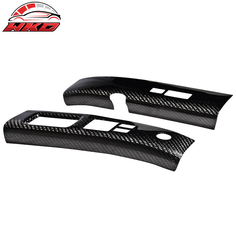 Wholesale 03-05 Nissan 350Z Z33 Interior Door Switch Trim Covers - Carbon Fiber (CF) - Wikond Auto