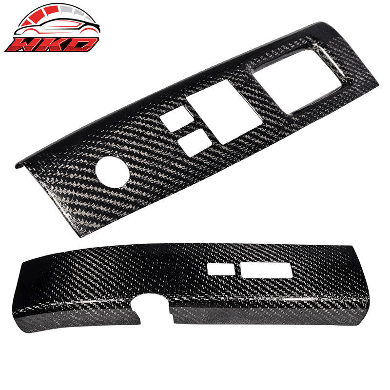 Wholesale 03-05 Nissan 350Z Z33 Interior Door Switch Trim Covers - Carbon Fiber (CF) - Wikond Auto
