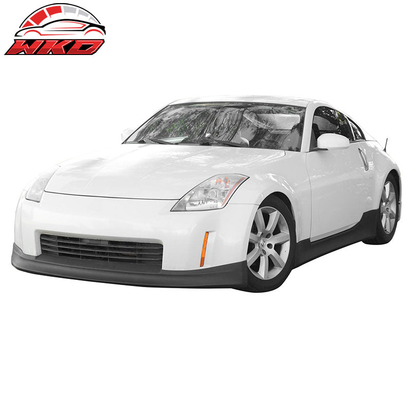 Fits 03-09 Nissan 350Z Z33 V Style Side Skirts Extension Rocker Panel Unpainted