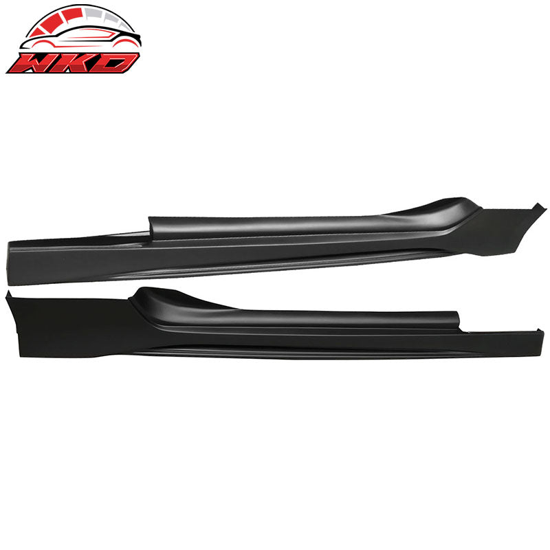 Wholesale 09-20 Nissan 370Z NS Style PP 2PCS Side Skirts Rocker Panel Unpainted Black - Wikond Auto