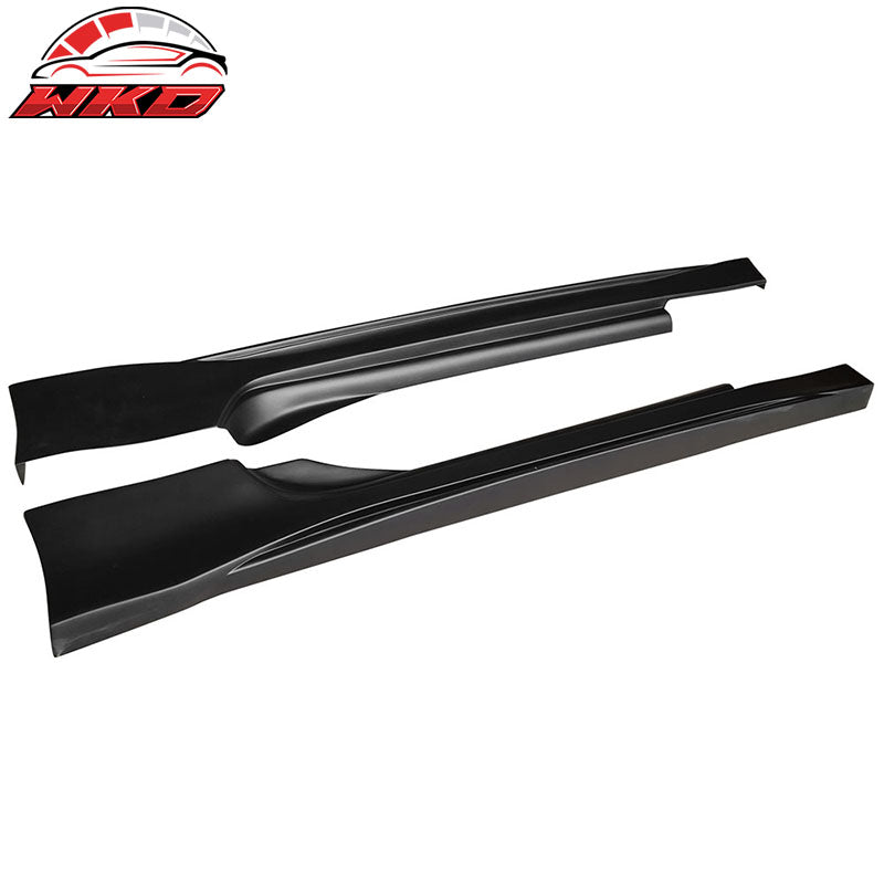 Wholesale 09-20 Nissan 370Z NS Style PP 2PCS Side Skirts Rocker Panel Unpainted Black - Wikond Auto