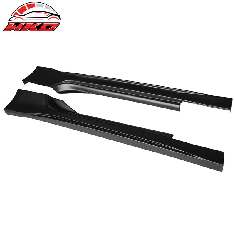Wholesale 09-20 Nissan 370Z NS Style PP 2PCS Side Skirts Rocker Panel Unpainted Black - Wikond Auto