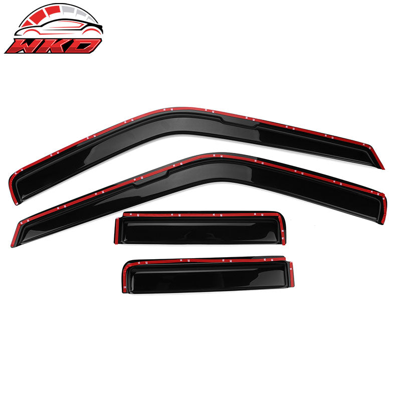 Wholesale 90-95 Nissan Pathfinder In Channel Window Visors Acrylic Sun Rain Guard 4PC