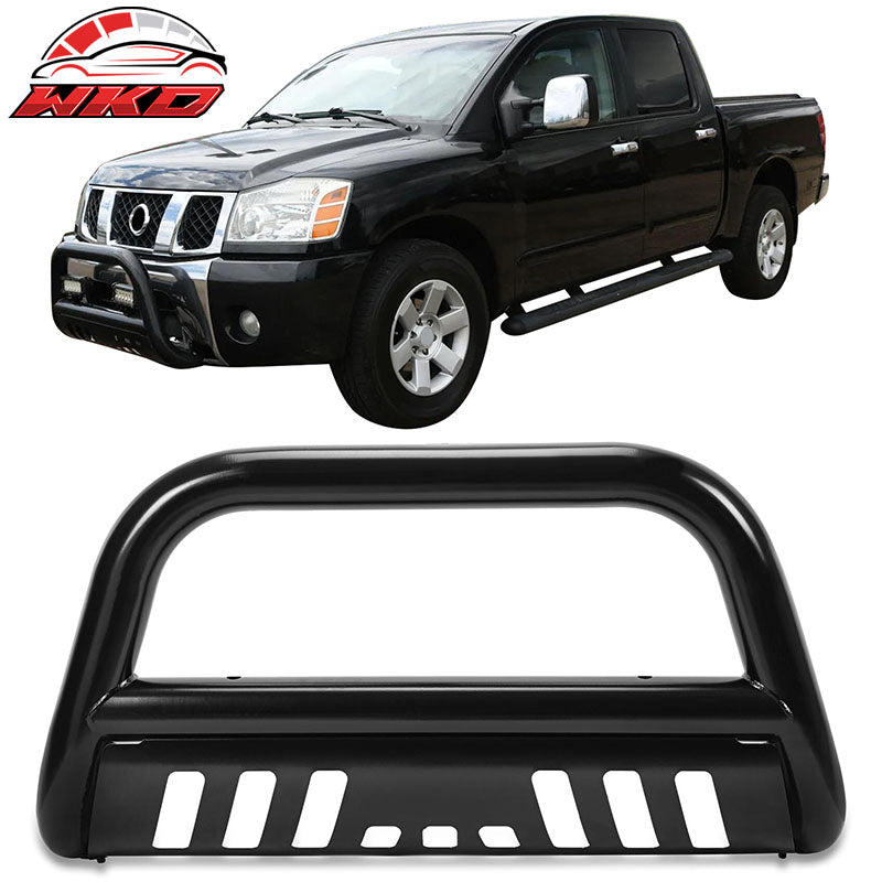 Fits 04-15 Nissan Titan Armada Bull Bar Brush Push Front Grille Grill Guards