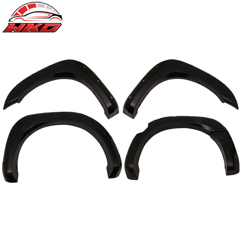 Wholesale 04-15 Nissan Titan Pocket Rivet Style Smooth Fender Flares Unpainted ABS