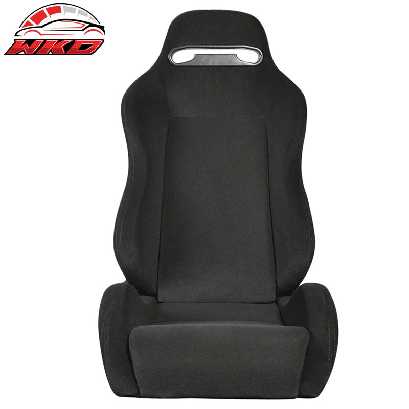 Wholesale Black Racing Simulator Cockpit Driving Seat Reclinable & Gear Shifter Mount