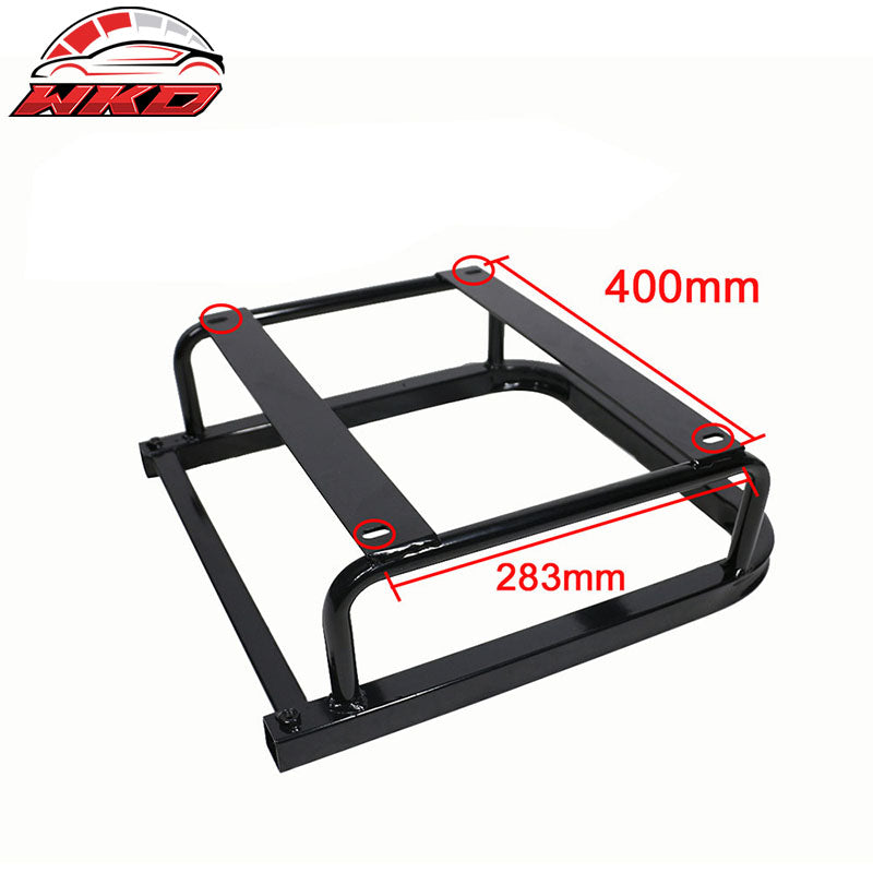 Black Racing Simulator Cockpit Driving Seat Reclinable & Gear Shifter Mount
