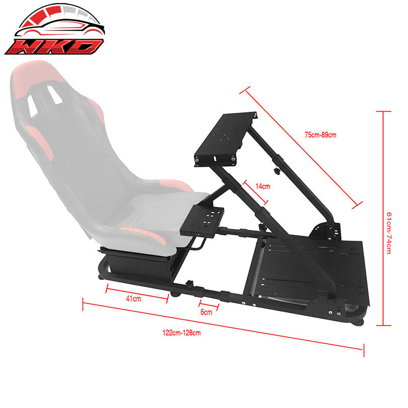 PVC Racing Seat Steering Wheel Stand Compatible with Logitech G29 Thrustmaster