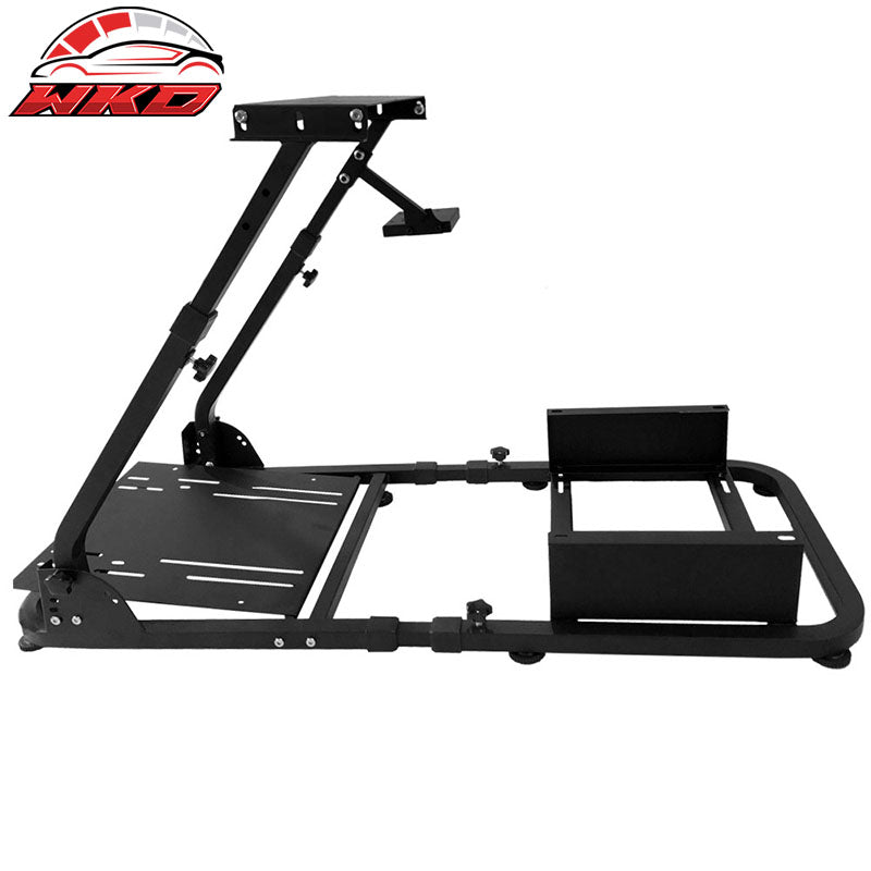 Black Gray Racing Steering Wheel Stand Compatible with Logitech G29 Thrustmaster