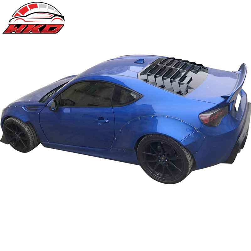 Fits 13-20 Scion FR-S/Subaru BRZ/Toyota 86 IKON Style Rear + Side Window Louver