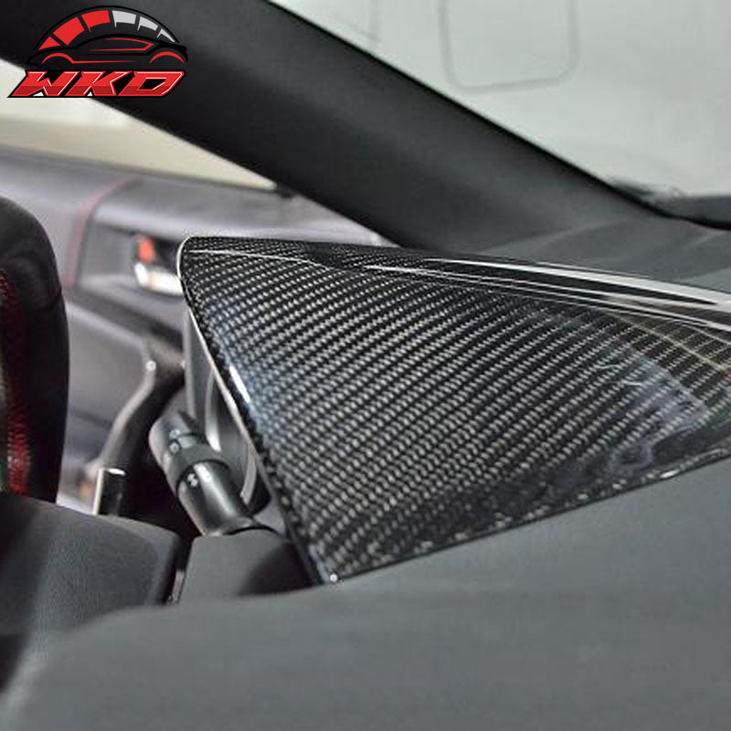 Fits 13-20 Scion FRS Dashboard Panel Gauge Cluster Carbon Fiber Overlay
