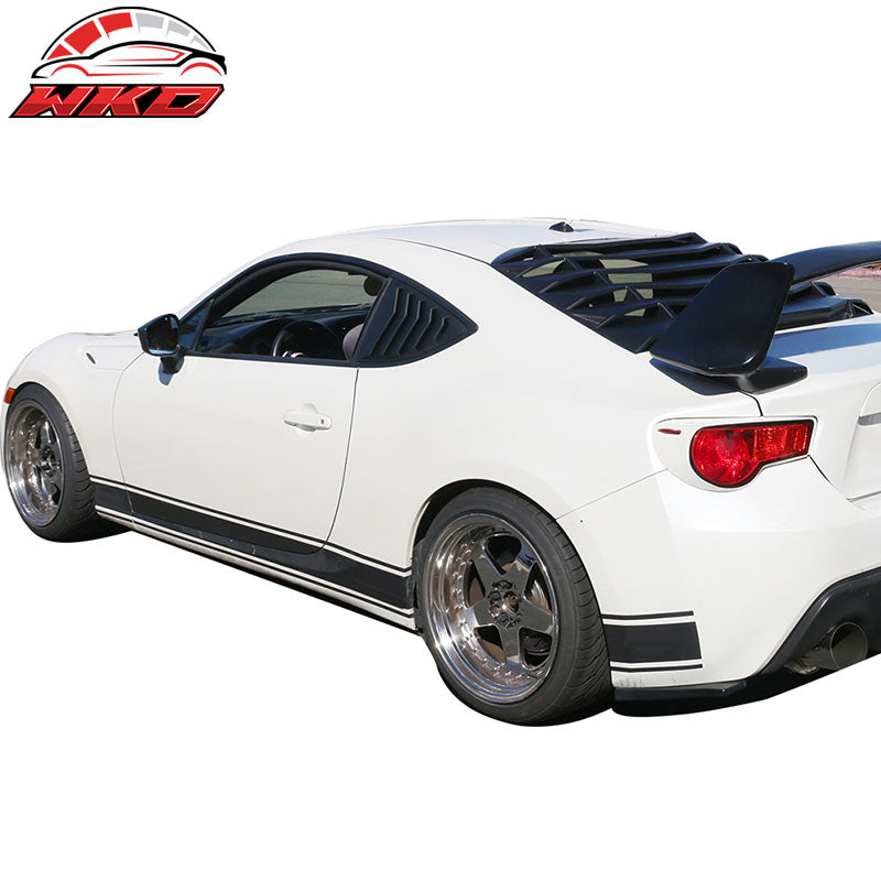Fits 13-20 Scion FRS/Subaru BRZ/Toyota 86 Rear Window Louver Side Quarter Scoop