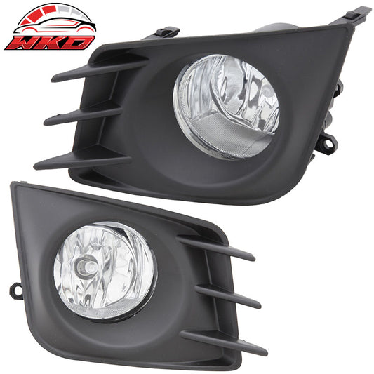 Wholesale Scion 11-13 tC Front Clear Fog Lights Driving Lamps Pair + Covers - Wikond Auto